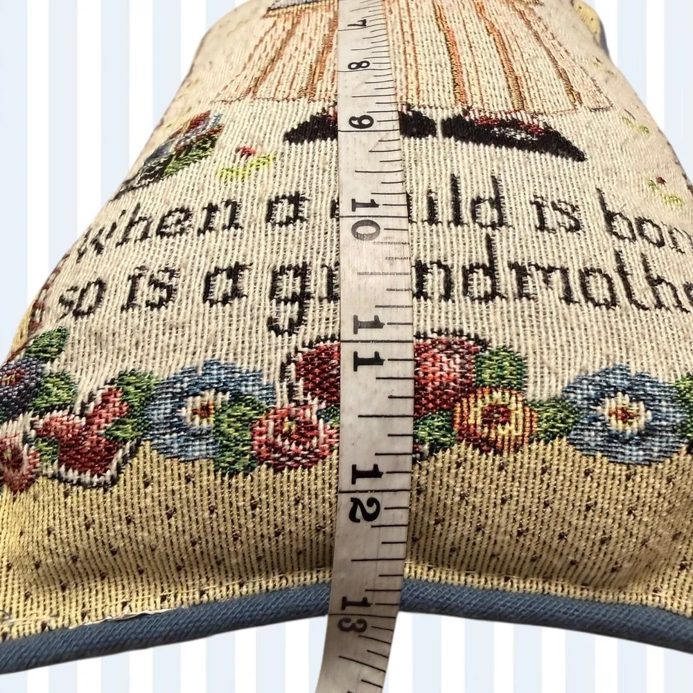 Mary Engelbreit Tapestry Needlepoint Pillow 